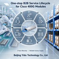 Nuevo Módulo Transceptor Óptico Cisco QDD-400G-DR4-S QSFP-DD MPO 400GBASE DR4 1310nm 500m SMF DOM para Centro de Datos, IA/ML y Clústeres