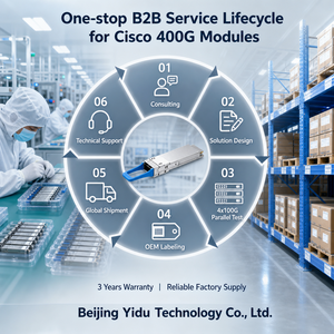 โมดูลรับส่งข้อมูลออปติคอลสำหรับศูนย์ข้อมูล AI/ML รุ่นใหม่ของซิสโก้ QDD-400G-DR4-S QSFP-DD MPO 400GBASE DR4 1310nm 500m SMF DOM - Product Image 4