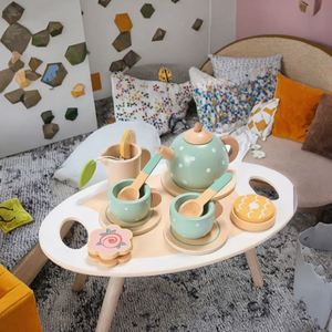 Ensemble de jouets de cuisine en bois écologiques faits à la main pour enfants, simulation de goûter, jeux sûrs, cadeau éducatif pour tout-petits, vente en gros - Product Image 3