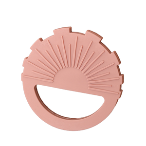 Anneau de dentition pour bébé en silicone souple personnalisé sans BPA jouet pour bébé à mâcher pour dentition apaisante anneau de chaîne <span class=keywords><strong>hochet</strong></span> - Product Image 3