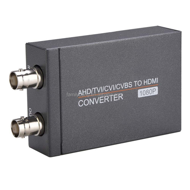 AHD/TVI/CVI/CVBS Converter Adapter Full HD 1080P BNC Video Converter Adapter for Converting Belt Ring