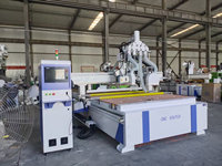 Machine de découpe CNC sur mesure 2030 à deux broches avec scie transversale et scie longitudinale
