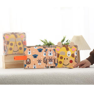 Nouveau Design Girafe Occupé <span class=keywords><strong>Livre</strong></span> Montessori Éducatif Image Puzzle pour Enfants Éducation Précoce <span class=keywords><strong>Livre</strong></span> Calme pour Bébés - Product Image 6