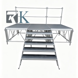 Mobile <b>Stage</b> Aluminum Alloy <b>Stage</b> for Weddings and Events Simple Mobile <b>Stage</b> for Exhibitions and Shows - Product Image 1