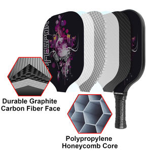 2025 Pro IV tfp bọt 14mm 16mm Độ dày gen4 lõi thermoformed TORAY T700 sợi carbon pickleball mái chèo - Product Image 6