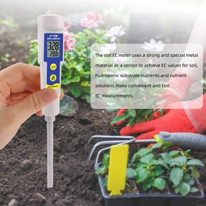 EC nhiệt độ 2 trong 1 đất không thấm nước <span class=keywords><strong>Tester</strong></span> LCD hiển thị đa chức năng dẫn Meter - Product Image 4