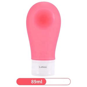 Juego de Botellas de Viaje de Silicona con Ventosa, 37ml/60ml/89ml, Capacidad Personalizada, a Prueba de Fugas, para Champú, Loción, Pelucas y Cuidado Facial - Product Image 2