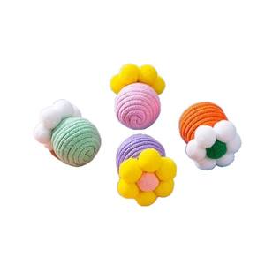 Juguete Mordedor de Cuerda de Algodón Natural Ecológico, Palo de Autoalivio para Gatos y Gatitos, <span class=keywords><strong>Pelota</strong></span> Masticable para <span class=keywords><strong>Perros</strong></span> Hecha de Materiales Orgánicos - Product Image 3