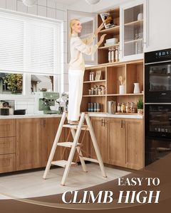 Staircase Home Useful Small Foldable <b>Ladder</b>, Indoor Household Multi-Functional Portable Telescoping Stair Seat - Product Image 2