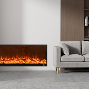 Chimenea Eléctrica Empotrable con Cuerpo Metálico, Llama LED de Simulación, para Proyectos de Hoteles y Apartamentos, Pedidos al por Mayor OEM - Product Image 3