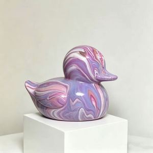 New Fluid Decorative Plastic Duck Decompression Ornaments Sand Playing Tool Creative Children's Water Play <b>Bath</b> Toys - Product Image 4