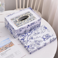 Services de vaisselle pour mariage comprenant des assiettes à dîner, motif floral bleu vintage, services de vaisselle personnalisés