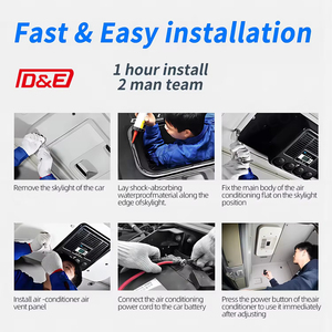 Aire Acondicionado Portátil Solar para Techo de Camioneta CNDE 24V/12V CC, Nuevo, con 1 Año de Garantía - Product Image 6