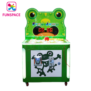 FUNSPACE Machine de jeu d'arcade à monnayeur Frog Hammer pour enfants, en métal, version anglaise, garantie 1 an, vente en gros à prix abordable - Product Image 3