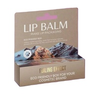 Cajas Rígidas de Cartón Personalizables para Bálsamo Labial con Recubrimiento UV Dorado, Acabado Brillante y Mate para Empaque de Joyería