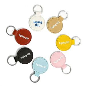 Llavero Personalizado de Cuero PU con Impresión a Todo Color, Llavero de Metal en Blanco para Regalo, para Hombres y Mujeres - Product Image 1