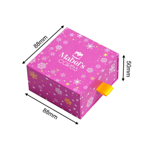 Boîte cadeau en papier personnalisée avec inserts, boîte d'emballage <span class=keywords><strong>pour</strong></span> biscuits et bonbons à 4 compartiments avec impression <span class=keywords><strong>de</strong></span> logo en couleur - Product Image 6