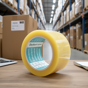 Cinta de Embalaje Acrílica Baybant BOPP Sensible a la Presión, 45 mm x 100 m, 40 Micras, de Una Sola Cara, Transparente, para Sellado de Cajas Fuertes - Product Image 3