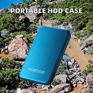กล่องใส่ฮาร์ดดิสก์ภายนอกอะลูมิเนียมขนาด 2.5 นิ้ว <span class=keywords><strong>SATA</strong></span> เป็น USB 3.0, เคส <span class=keywords><strong>HDD</strong></span>/SSD แบบพกพาพร้อม<span class=keywords><strong>สาย</strong></span>ไมโคร-บีสำหรับแล็ปท็อป, พีซี, ทีวี - Product Image 3