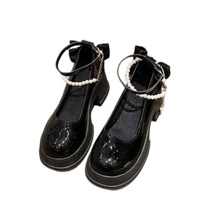 Chaussures Mary Jane en cuir pour femme, nouvelle collection printemps-automne, style décontracté et confortable, idéales avec une jupe, à semelle épaisse - Product Image 5