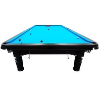 Meja Snooker Batu Sabak Kelas Atas Profesional untuk Rumah, Indoor, Dapat Disesuaikan, Tahan Lama, Ukuran Standar 12ft, Dijual