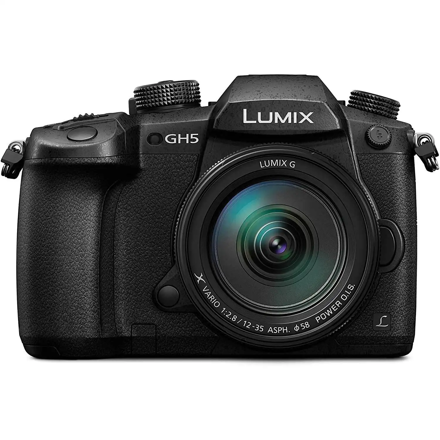 Câmera sem espelho para Panasonic Lumix Gh5 Body 4k, 20,3 megapixels com lente Lumix G 12-35mm F2.8