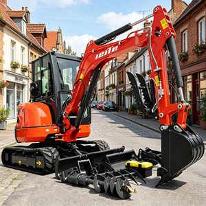 Productos Más Vendidos a Nivel Mundial, Excavadora de Orugas de 1~3.5 Toneladas, Envío Gratuito, Mini Excavadora Euro5 Epa para Remodelación de Patios Traseros y Granjas - Product Image 1