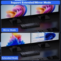 SYONG Nouveauté 2x2 Dual 1.4 HDMI 2.1 7680*4320 8K60Hz 4K144Hz DP USB3.0 *4 2 PC HDMI KVM Deux séparateurs vidéo pour Mac HP