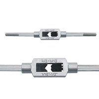 Kit complet de 8 supports de tarauds métriques M3-M12 avec clé à molette réglable pour réparation manuelle des filetages