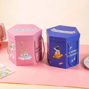 Hexagonal Gift Box 114-Piece Exquisite Painting <b>Kit</b> with Watercolor & <b>Acrylic</b> Art Markers Brush Set - Product Image 1