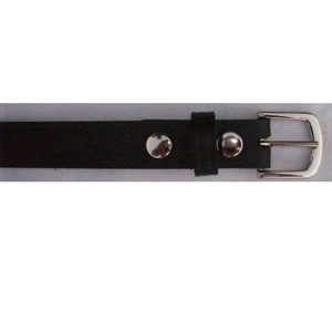 Cinturón de Cuero Negro para Niños Keven, el Más Vendido, con Hebilla de Aleación, 2.5 cm de Ancho, 90 cm de Largo, EE. UU. - Product Image 1