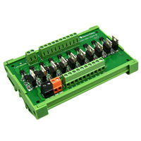 Module relais 10 canaux avec sortie transistor, protection de circuit, amplification PLC, contrôle par microcontrôleur, carte de commande de puissance