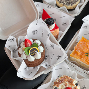 Custom Logo Printed Food Grade GreaseProof <strong>Paper</strong> Grease Proof Recyclable <strong>Baking</strong> Bread Wrapping <strong>Paper</strong> - Product Image 3