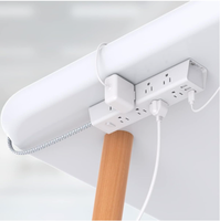 Multiprise murale standard américaine avec protection contre les surtensions, interrupteur de surcharge, dix prises pour le bureau et la maison