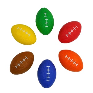 Ballon de football américain en mousse PU, jouet anti-stress compressible, utilisation promotionnelle personnalisée - Product Image 1