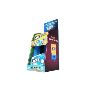 New Design Eco-Friendly Foldable Cardboard Retail Pallet Display <b>Box</b> Corrugated POS Display for Wine Boxes - Product Image 6