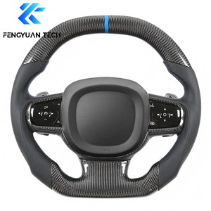Volant de voiture personnalisé en cuir et fibre de carbone forgée pour Volvo XC90 XC60 S90 <span class=keywords><strong>V90</strong></span> V60 S60 Polestar 1 SPA 2016 - Product Image 2