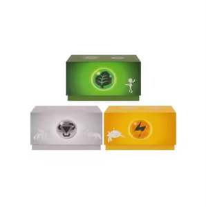 Cartes à collectionner Pokémon 3.0 Énergie Radiante (attribut Électrique, Feu, Électrocution) en chinois simplifié, en acier, en édition limitée, très demandées - Product Image 1