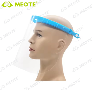 Foshan meite masker pelindung gigi sekali pakai, pelindung wajah anti-kabut dengan bingkai dapat digunakan kembali 10 buah film & 1 Bingkai - Product Image 6