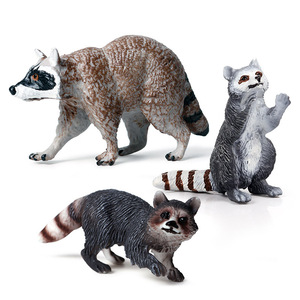 Figurines d'animaux sauvages réalistes et solides, girafe, éléphant, rhinocéros, ours brun, tigre, lion, léopard, hippopotame - Product Image 5