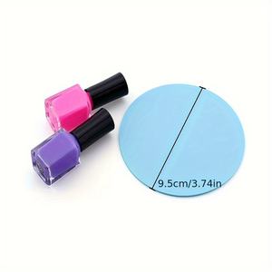 Tapis <span class=keywords><strong>en</strong></span> <span class=keywords><strong>silicone</strong></span> Palette de peinture pour ongles, mélange de fond de teint, vernis à ongles, <span class=keywords><strong>tampon</strong></span> d'estampage - Product Image 4