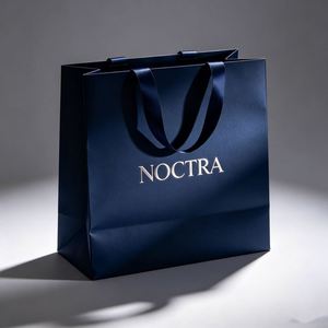 Custom Eco Friendly Recyclable Luxury Kraft <b>Paper</b> Carrier <b>Bag</b> with Custom Logo Printed for Craft & <b>Gift</b> Packaging - Product Image 2