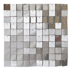 Panneaux muraux irisés argentés scintillants colorés de 30 cm, fond <span class=keywords><strong>photo</strong></span> pour décoration de fête d'anniversaire ou de mariage - Product Image 3