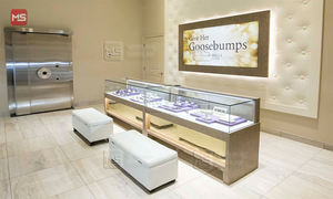 Armario <span class=keywords><strong>de</strong></span> oro para exhibición <span class=keywords><strong>de</strong></span> joyería antigua, diseño interior <span class=keywords><strong>de</strong></span> tienda <span class=keywords><strong>de</strong></span> joyería a la moda - Product Image 5