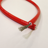 Fil de silicone haute tension AGG 2,5 mm² 13AWG 10KV OFC 200°C souple monoconducteur pour allumage, bougie, enseigne néon, laser CO2