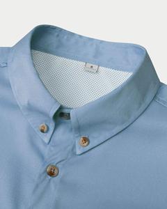 Camisa de pesca de manga corta Tela de guata de humedad Protección solar Botón casual Camisa transpirable - Product Image 4
