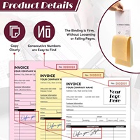 Carnet de factures autocopiantes personnalisé avec logo, formulaires de commande de vente NCR, duplicata, triplicata, impression numérique A4 A5, bons de livraison