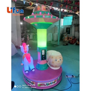 Nhà Máy Bán buôn giá rẻ trong nhà 2 CHỖ NGỒI đồng tiền hoạt động nhỏ vui vẻ đi vòng <span class=keywords><strong>Carousel</strong></span> Kiddie đi xe Gamer - Product Image 4