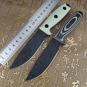 Couteau fixe de survie en plein air, camping, chasse, bricolage, lame S35VN, manche G10, industriel, OEM personnalisable, étui Kydex, EDC - Product Image 6