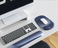 Tapis de souris en silicone, repose-poignets pour clavier en mousse à mémoire de forme, vente en gros, sortie d'usine